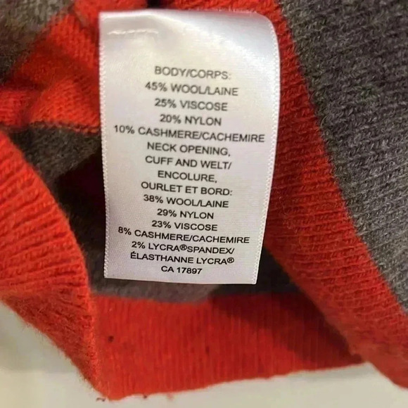 [M]Banana Republic Wool  Blend Crew Neck Multi Colour Stripes Sweater - Picture 7 of 7